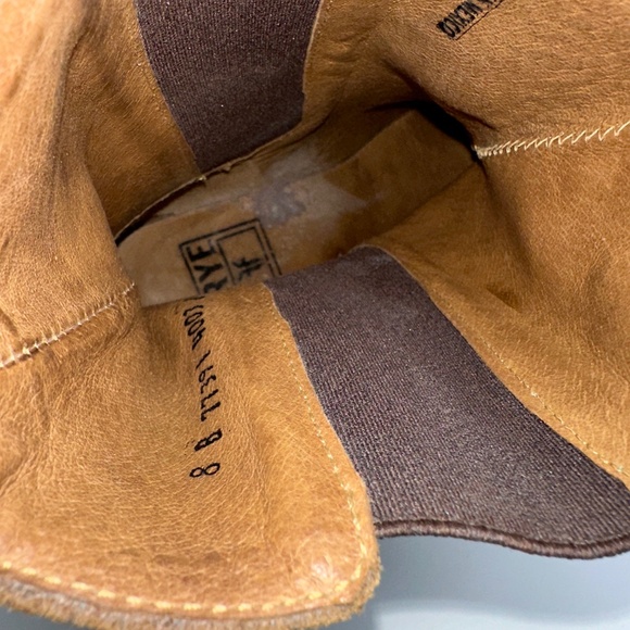 Fry Suede Chelsea Boots Aleksandra Zee Block Heel Women's Size 8 - Picture 15 of 16